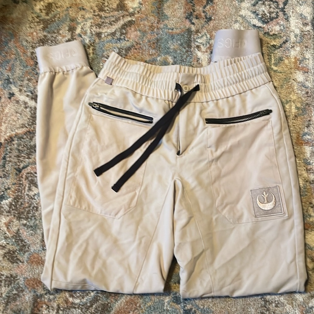 RARE Figs Scrub Pants Star Wars Jedi